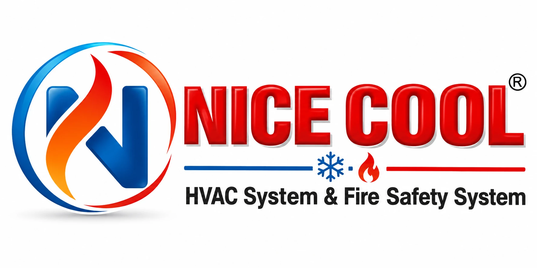 NICE COOL logo – Safety Forever, Fire Never